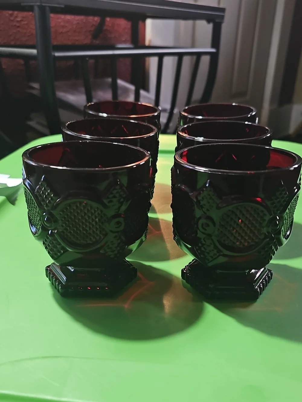 Bundle Of 6 Avon Cape Cod Goblets